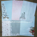 Conjunto de papel de colección de tarjetas de Navidad Paper Scrapbooking A4 Papel A5 DIY Scrapbook Paper